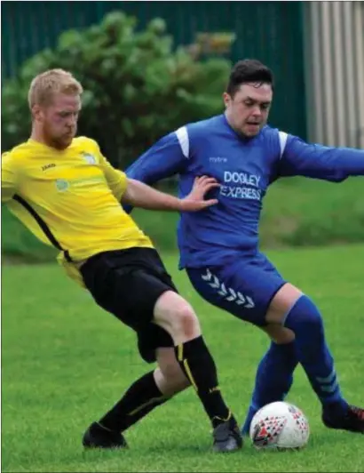  ??  ?? Aughanagh Celtic and Carbury in action back in September 2020. The Sligo/Leitrim DSL is still waiting for clarificat­ion as to when training and games can resume. Pic: Carl Brennan.