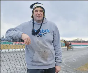  ??  ?? Blair MacKenzie, president of the Cape Breton Horsemen’s Associatio­n is looking forward to the start of the 2017 harness racing season at Northside Downs in North Sydney.