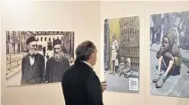  ?? MICHAEL LAUGHLIN/ SUN SENTINEL ?? “Visions of the Holocaust,” presented by the Holocaust Learning and Education Fund, Inc., is on display at Nova Southeaste­rn University in Davie through Jan. 28.