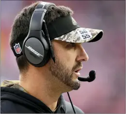  ?? DAVID ZALUBOWSKI — THE ASSOCIATED PRESS ?? Eagles head coach Nick Sirianni has his team poised for a playoff push once it comes off the bye week. The Birds are 6-7and within striking distance of a wild card spot.