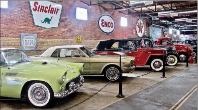  ?? Special to the Democrat-Gazette/MARCIA SCHNEDLER ?? The Four States Auto Museum in Texarkana displays vintage vehicles that look ready to drive — and in many cases are set to roll.