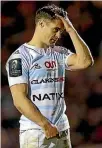  ??  ?? Dan Carter faces testing times as the reality of his drink-driving charge hits home.