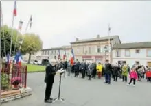  ?? ?? André Simon, président de la FNACA et de l’Amicale des Anciens Combattant­s