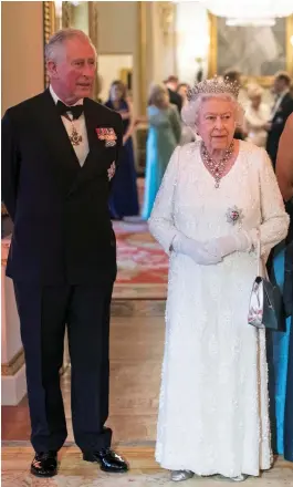  ?? PICTURE: REUTERS/AFRICAN NEWS AGENCY (ANA) ?? FIRST IN LINE: Britain’s Prince Charles and Queen Elizabeth II.