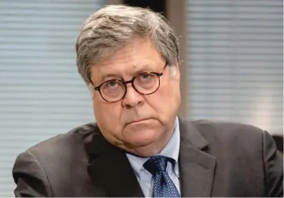  ??  ?? A police lieutenant was reassigned after city and police leaders were caught unaware of a visit by Attorney General William Barr (above).