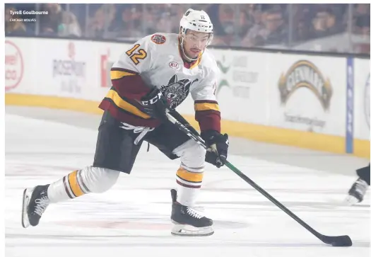  ?? CHICAGO WOLVES ?? Tyrell Goulbourne
