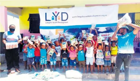  ?? ?? Lungelo Youth Developmen­t assisted other organisati­ons