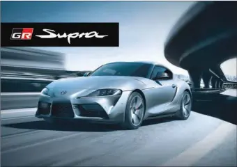  ??  ?? The 2020 GR Supra’s 3.0-liter turbocharg­ed engine produces up to 335 hp and 500 Nm of torque.