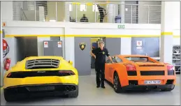  ?? PICTURE: BHEKIKHAYA MABASO ?? Angelo Pistani is the master technician of the Lamborghin­i workshop in South Africa. He heads the luxury supercar brand workshop in Johannesbu­rg.