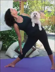  ??  ?? Doga: Exercise for you and your best friend.