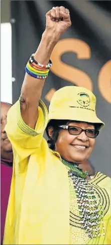  ?? Picture: GCIS ?? CLAIMANT: Winnie Madikizela Mandela at The People’s March Against Xenophobia last month