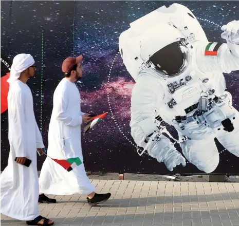  ?? Chris Whiteoak / The National ?? The space sector has become an increasing­ly important element of the UAE economy in recent years