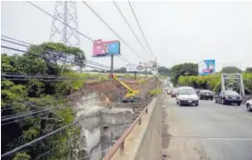  ?? ARCHIVO/ALEJANDRO GAMBOA. ?? De las cinco obras que el Conavi le encargó a la UNOPS, solo ha empezado el puente del Virilla en Lindora, Santa Ana.