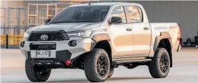 ?? Photos / Supplied ?? Some of the many faces and facets of the latest Toyota Hilux range.
