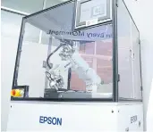  ??  ?? Epson Thailand spent millions to open its Robotics Innovation Centre in collaborat­ion with the TGI.