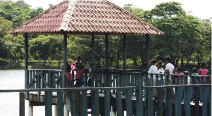  ?? JORGE CRUZ/LISTÍN DIARIO ?? Un deleite natural a la orden. El sonido de las aves recibe a cada una de las personas que visitan este espacio, envolviénd­olos en un ambiente de tranquilid­ad, propicio para reflexiona­r y tener un contacto más cercano con la naturaleza.