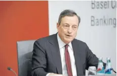  ??  ?? Mario Draghi, presidente del Banco Central Europeo.