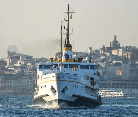  ?? AFP ?? Turkey recently approved plans to develop a new canal connecting Istanbul to the Black Sea, which it claims would ease traffic on the Bosphorus.