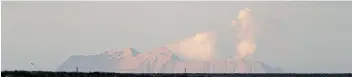  ??  ?? ON THE BOIL: Steam spews from White Island in this view from the Bay of Plenty coastline on Monday in Whakatane, New Zealand. Several people were killed and many are missing following the volcano eruption.