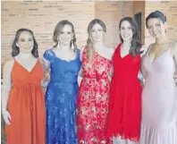  ?? ?? Alexia Butrelov, Giselle Arce, Alicia Galeano, Bibiana Zaya Margarita Corvalán.