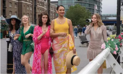  ?? ?? Gorblimey, it’s London … The People We Hate at the Wedding. Photograph: Laurie Sparham/Amazon Prime Video