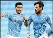  ??  ?? SUPER SERG: Aguero (left) was best for Silva