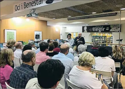  ?? ANNA FERNÁNDEZ ?? Jordi Basté presentó el lunes el libro de Xavi Pérez El mal invisible, en el que denuncia el gran caso de abusos a menores que se desveló en el 2016