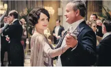  ?? FOCUS FEATURES ?? Elizabeth McGovern stars as Lady Grantham and Hugh Bonneville as Lord Grantham in Downton Abbey.