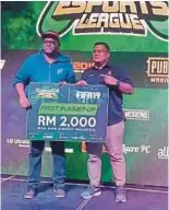 ??  ?? Kathires “InFamous9” emerged as the first runner up winner at the Cyberjaya eSports League.