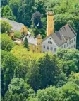  ?? Foto: Ulrich Wagner ?? Schloss Wellenburg kann Ausgangs‰ punkt für Läufe in hügeligem Gelände sein.