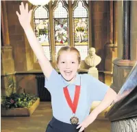  ??  ?? New Rochdale children’s champion Millie Connor