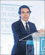  ?? RAMÓN DE LA ROCHA / EFE ?? José María Aznar