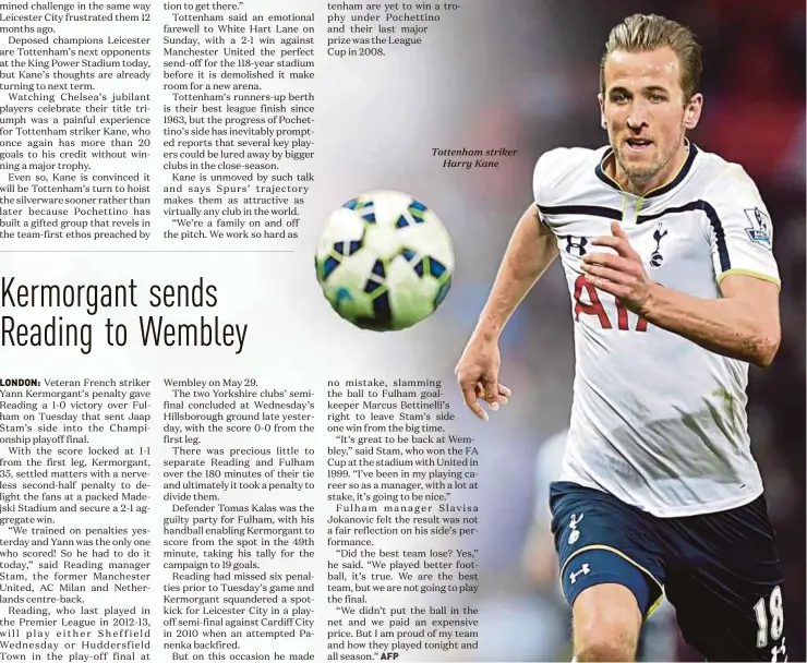  ??  ?? Tottenham striker
Harry Kane