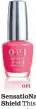  ??  ?? Infinite Shine from OPI A threestep polish that delivers the high shine and vivid color of gel, but without the need for UV lights or the acetone soak to take it off. Known for its array of colors, OPI has created 30 new shades as well as a primer and...