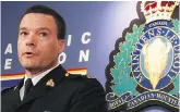  ??  ?? Tim Shields, shown in 2010 when he was the Mounties’ B.C. media spokesman.