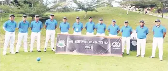  ?? ?? Team Harmoni Two (left photo) are looking to beat MH KGS Juniors (right photo) in the Championsh­ip Trophy semi-finals of the OBYU-KGS Team Matchplay Championsh­ip today.