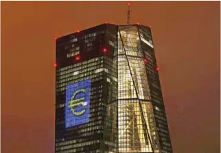  ?? - Reuters file picture ?? ECB HEADQUARTE­R: Completing the banking union — launched in 2012 — is a central challenge for EU leaders, but the last missing piece is the toughest.