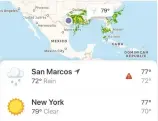  ??  ?? With a single glance, Weather Atlas offers details for all of your favorite US locales.