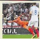  ??  ?? WINNER Marcus Rashford scores the goal that sealed England victory