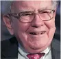  ??  ?? Warren Buffett