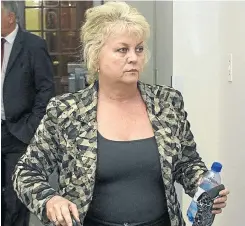  ?? Picture: Jaco Marais ?? Dianne Kohler Barnard pictured leaving a DA disciplina­ry hearing in parliament in October 2015. She is fighting new allegation­s in the equality court.