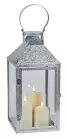  ??  ?? Hayle galvanised outdoor lantern, £27.99, Lights4fun