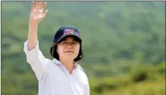  ??  ?? Taiwanese President, Tsai Ing-wen.