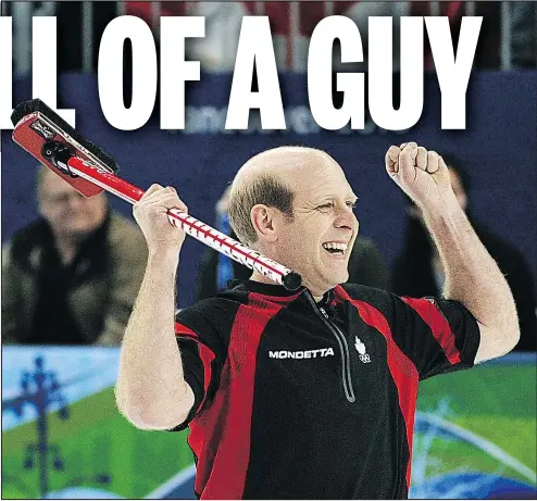  ?? POSTMEDIA NETWORK/FILES ?? Canada’s Kevin Martin became the 41st member of the World Curling Hall of Fame yesterday.