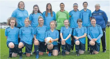  ??  ?? Dundee City Women’s FC play in the Scottish Women’s Football Division Two East.