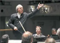  ?? Jessie Wardarski/Post-Gazette ?? Manfred Honeck, Pittsburgh Symphony Orchestra music director, led the orchestra in its latest recording.
