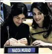  ??  ?? Nadia Murad und Amal Clooney bei der UNO in New York