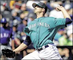  ?? AP ?? Drew Smyly, acquired in the offseason from the Rays, was expected to be Seattle’s No. 4 starter. But he could miss up to two months with a strained left elbow.