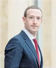  ?? /Bloomberg ?? In charge: Facebook CEO Mark Zuckerberg has spent the past two years struggling to contain a rising stream of scandals.