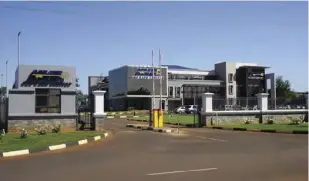  ?? ?? e new NMB Bank head office in Borrowdale, Harare
